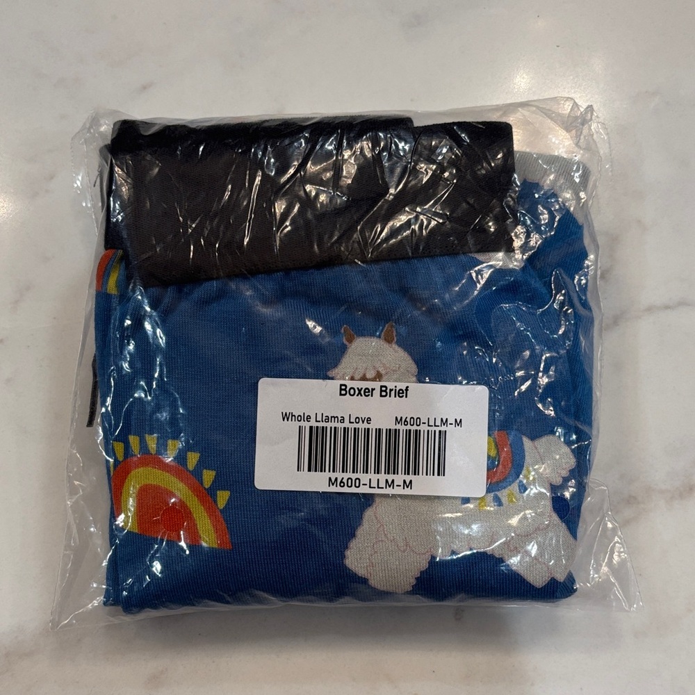 MeUndies Blue Llama Boxer Brief (M)